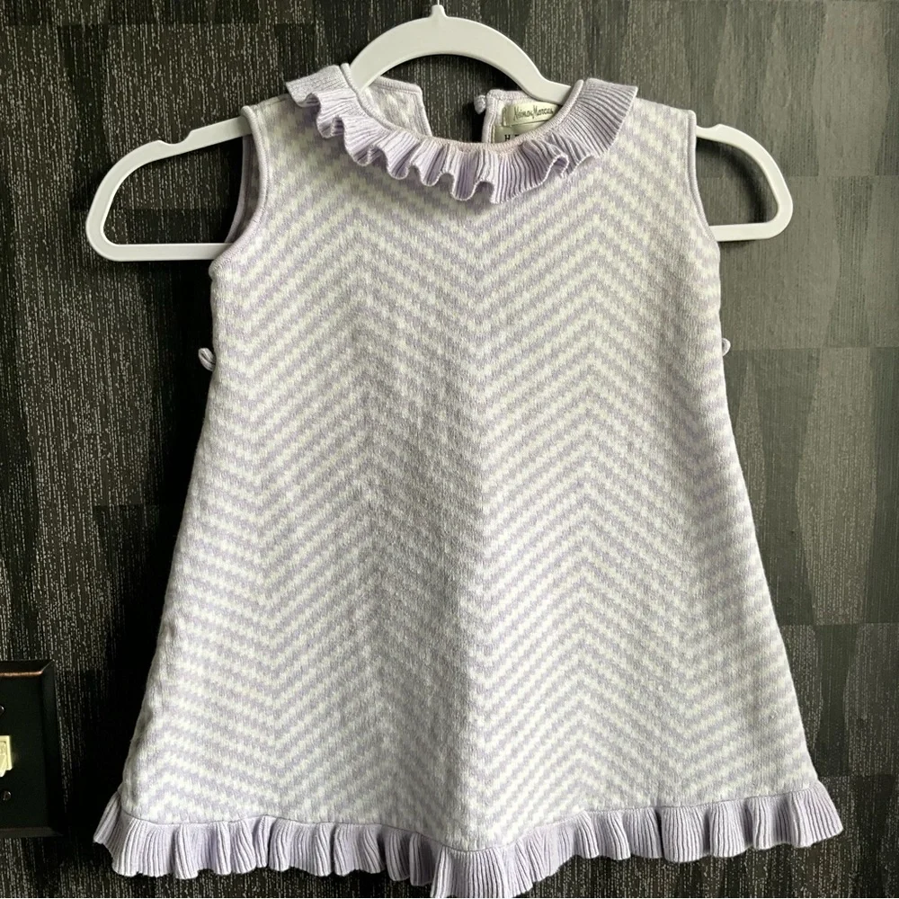 Neiman Marcus Girls dress 4T Lavender - Picture 1 of 3